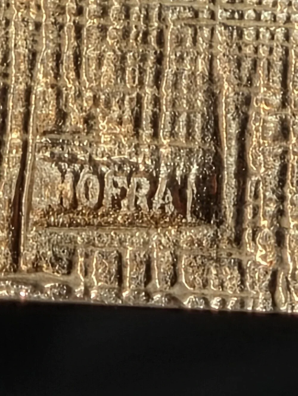 The Vintage Hofra 14k Money Clip is a luxurious accessory for men, weighing 21.3
